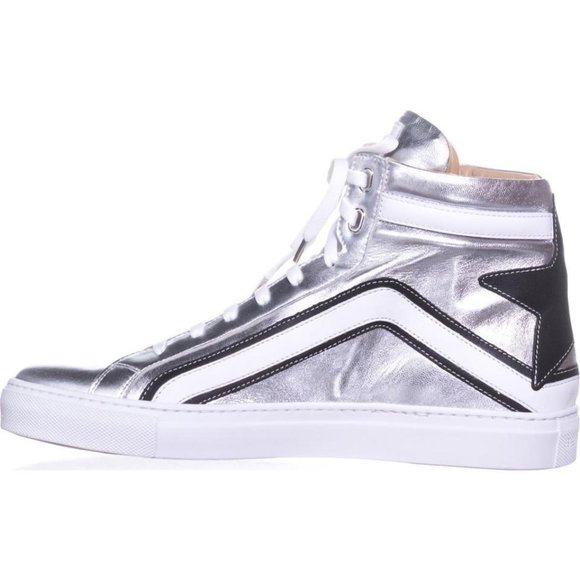 Belstaff Dillon High Top Fashion Sneakers - Picture 4 of 7